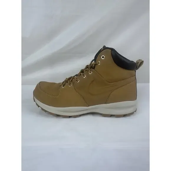 Nike Manoa 11.5 Hiking Hunting Leather Boots Comfort Water Resistant Tan